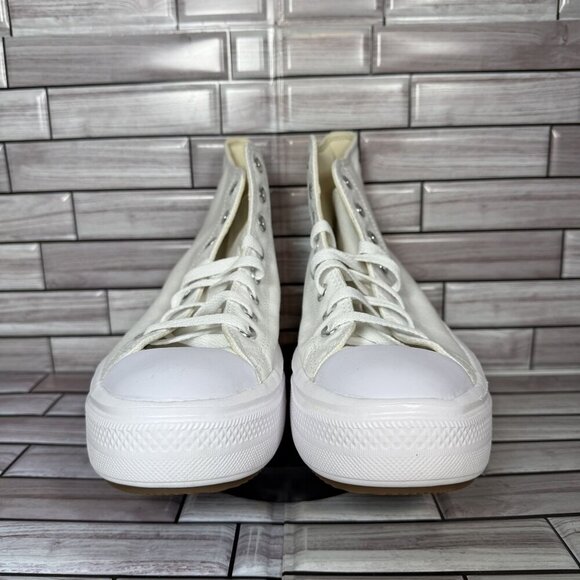 Converse All Star Women's White Move HI Platform Sneakers Shoe Size 10-NEW - Picture 2 of 7
